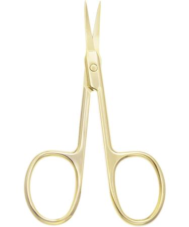 Motanar Gold & Silver Eyebrow Scissor Set | Makeup & Manicure Scissors | Nails & Cuticle Trimming | Face Hair Removal Tools - Yellow - Buy Online on GoSupps.com