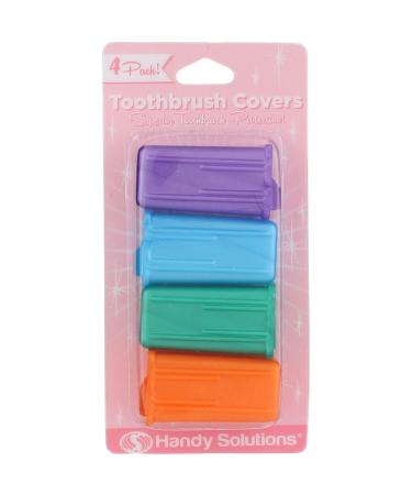 TOOTHBRUSH CAPS TRAY PACK - Pack of 4 (Packaging May Vary)