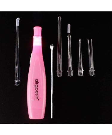 Airgoesin Longer Attachment Lighted Tonsil Stone Remove Tool Pink 5 Adapters Tonsillolith Pick Oral Examination - Buy Online on GoSupps.com