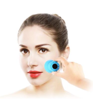 Silicone Facial Cleansing Brush Waterproof Face Scrubber Exfoliator Pore Cleanser Brush for Deep Cleansing Blackhead Removal Suitable All Skin Types(green) - Buy Online on GoSupps.com