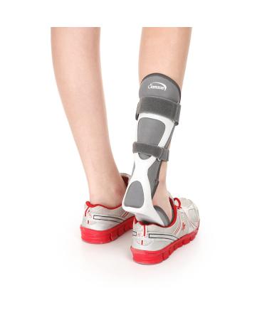 Ankle Foot Drop Splint Support | Light Weight Foot Orthotics for Men & Women Stroke MS Hemiplegia Foot Drop assist Walking Easier and Better. (LEFT L)