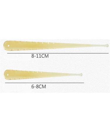 Linshing Ear Pick Horn Spoon Sanitary Tool Personal Earwax Removal Care Soft Elastic (Short) (A) - Buy Online on GoSupps.com