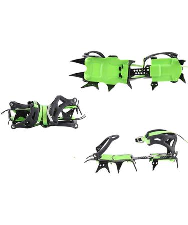 HUAYE BRS 14 Teeth Ice Crampons with Carabiner for Snow Hiking - 2.5cm Spikes - Buy Online on GoSupps.com