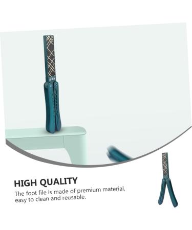 Healeved 1pc Foot File Pedicure Tool Foot Care Tool Refreshing Foot Skin Tool Dry and Wet Feet Tool Dead Skin Remover Dual Purpose Pedicure Stone Foot Rubbing Board Ultra-White Glass - Buy Online on GoSupps.com