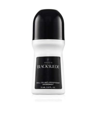 Avon Black Suede Roll-On Antiperspirant Deodorant 2.6 FL OZ Each Lot of 3 | Long-Lasting Freshness Superior Protection Elegant Fragrance | Underarm Roll On Deodorant for Women & Men