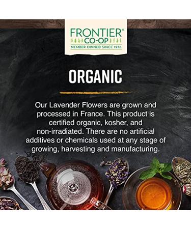 Buy Frontier Co-op Organic Lavender Flowers 2.72 oz - Natural Aroma & Herbal Benefits - Buy Online on GoSupps.com