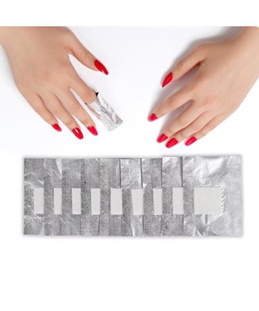 ECBASKET Nail Polish Remover Gel Soak Off Foils - 250pcs with Cotton Pads | Nail Gel Remover Tool - Buy Online on GoSupps.com