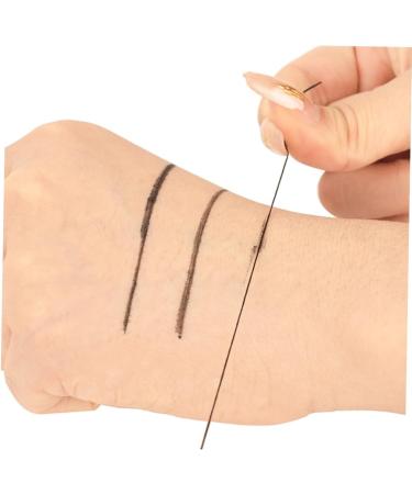 Hemoton Eyebrow Ink Cosmetic Measuring Tools Eyebrow Auxiliary Measure Ruler Wire Box Lightness 4.6x1.8x7.5cm Black - Buy Online on GoSupps.com
