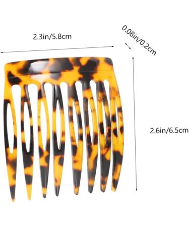 Didiseaon Hair Comb Hair Side Combs for Women Accessories French Side Comb Hair Side Comb Clips for Women European and American Hair Accessories Acetate Sheet Bride - Buy Online on GoSupps.com