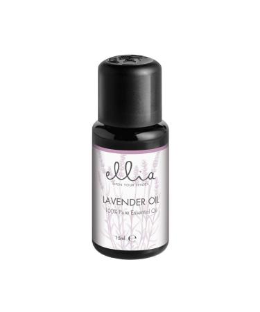 Ellia Aroma Diffuser Essential Oil Mix Pure Lavender Oil Aromatherapy Diffusing Calming Soothing Relaxing + Great to Use Before Bed Time Long Lasting UV Protection Bottle Lavender 15 ml