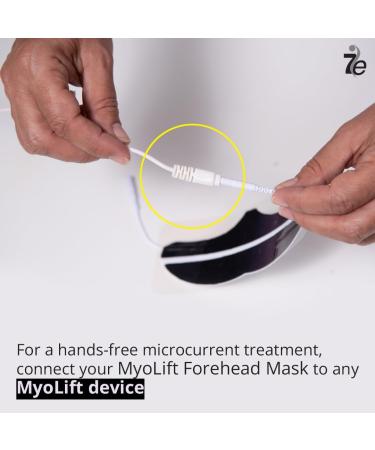 7E Myolift Conductive Forehead Anti-Aging Face Mask Attachment | Electronic Facial Mask for Myolift Microcurrent Face Lift Device | Reusable (Up to 12 Times) - Buy Online on GoSupps.com