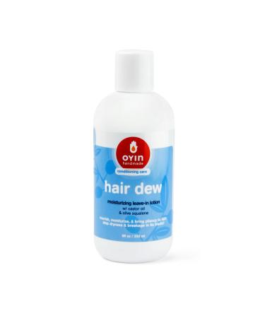 Oyin Handmade Hair Dew Daily Quenching Hair Lotion with Castor Oil and Olive Squalane   8 oz