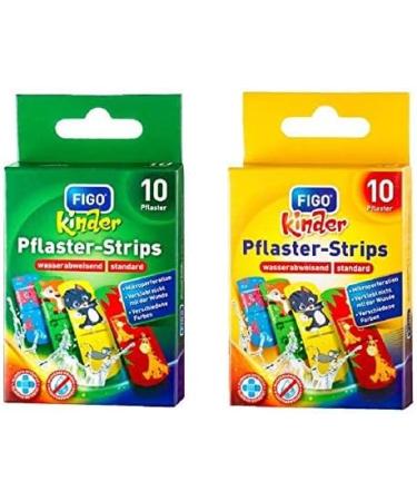 Buy Mountain Man Children's Plaster Strips - 40 Pack Water-Repellent & Skin-Friendly Colorful Designs for Boys & Girls - Clinically Tested - Buy Online on GoSupps.com