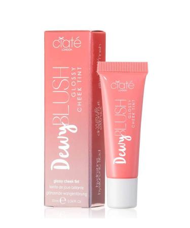 Ciat  London Dewy Blush! Glossy Check Tint Blusher! Gel-Balm Tint Blush Natural Shades With Fruity Scents! Leaving The Skin With An Even And Healthy Flush Of Color! Choose Your Color! (Papaya)