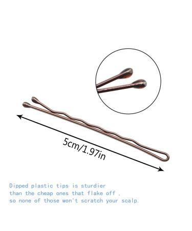 Dofash Professional Hairpins 260 Pieces in Brown 5 cm Octagon Container for Women s Hairstyling - Buy Online on GoSupps.com