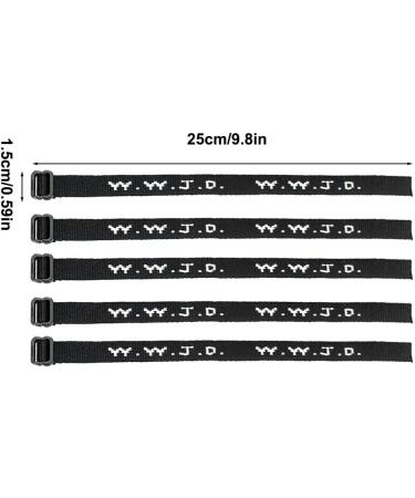 Buy WWJD Bracelets - 5-Piece Woven Jesus Bracelets for Fundraising | Perfect for All Ages - Buy Online on GoSupps.com