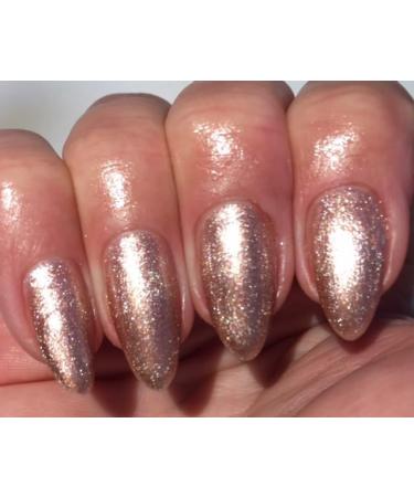 Bluesky Gel Nail Polish PINK GOLDEN SHIMMER CHIFFON TWIRL 80589 Nail UV LED Soak Off 10ml - Buy Online on GoSupps.com