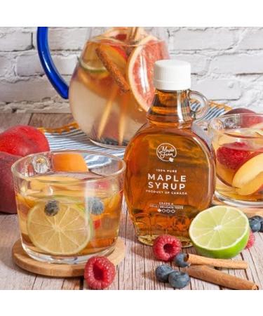 MapleFarm - Pure Canadian Maple Syrup Grade A Golden with delicate taste - 190 ml bottle (250 g) - Pure maple syrup - Maple - Buy Online on GoSupps.com