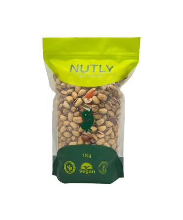 Regular Pistachio Roasted Unsalted Bag*1KG NUTLY