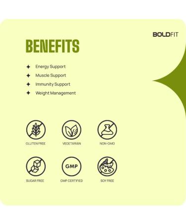 Buy Bold fit Vegan Plant Protein Powder for Men & Women - Supports Metabolism Immunity & Antioxidants - 1kg Chocolate - International Shipping Available - Buy Online on GoSupps.com
