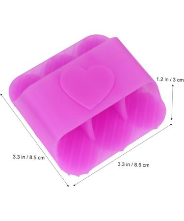 BeatifuFu Silicone Scalp Massager Brush - Hair Scales Cleaning Tool for Home Use (Purple 8.5x3cm) - International Shipping Available - Buy Online on GoSupps.com