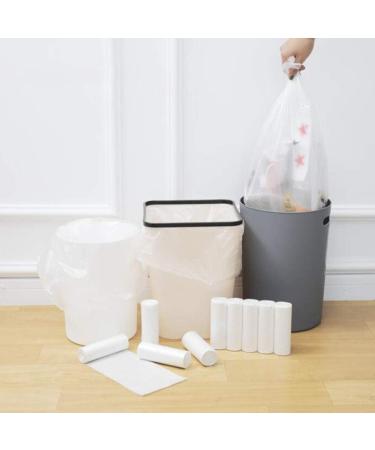 Trash Bags Biodegradable Starch-Based Degradable Garbage Bags Household White Rubbish Bags Compostable Bags Thickened Flat Point Break - Buy Online on GoSupps.com