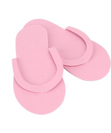 Hotel Disposable Slippers 12 Pairs - Pink Spa Home Breathable Flip-Flops for Travel - 34 * 13 * 8cm - Buy Online on GoSupps.com