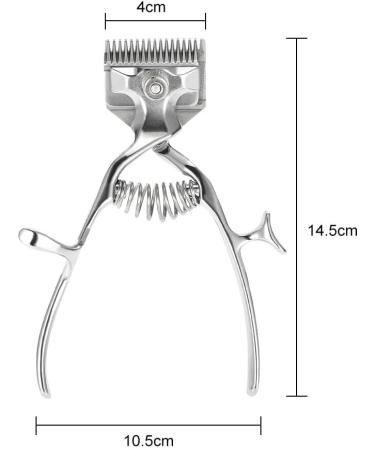 Premium Manual Metal Hair Clippers - Silent Trimmer for Adults Babies & Pets - International Shipping Available - Buy Online on GoSupps.com