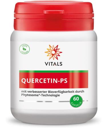 Vital Quercetin PS 100mg - 60 Capsules | Enhanced Bioavailability with Phytosome Technology | Boost Your Health & Immunity - Buy Online on GoSupps.com