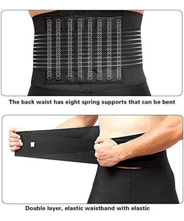 Adjustable Back Support Belt for Bodybuilding | Lumbar Pain Relief & Posture Correction | Sports Protection | Fits Waist 120-140cm - Buy Online on GoSupps.com