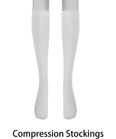 Thigh Compression Stockings for Swelling Relief - XL Acrylic Fiber Socks | Prevent Varicose Veins & Promote Circulation - Perfect for Home Use - Buy Online on GoSupps.com