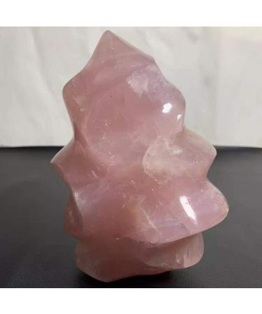 Natural Crystal Rough 120-150mm Natural Rose Quartz Decorations Crystals Flame Stone for healing1pc PEIQIYIN - Buy Online on GoSupps.com