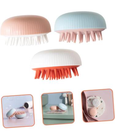 Buy Kombiuda 3-Piece Shampoo & Scalp Massage Brush Set - Dual Use Hair Cleaning Tool for Spa-Like Shower Experience - International Shipping Available - Buy Online on GoSupps.com