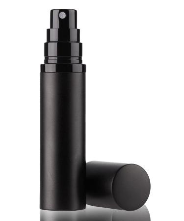 UULANFA Refillable Perfume Bottle Atomizer for Travel Portable Easy Refillable Perfume Spray Pump Empty Bottle for men and women with 5ml Mini Pocket Size P9-Black01