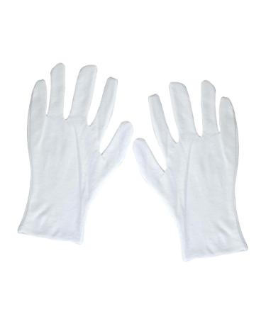 minkissy Cotton Work Gloves 18 Pairs Work Gloves White Gloves Factory Gloves Cotton Gloves Lengthen White Work Gloves - Buy Online on GoSupps.com