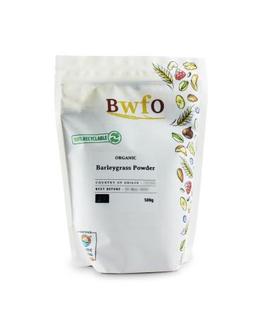 Organic Barleygrass Powder 500g (BWFO)