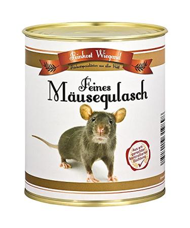 4you design 1-er mouse goulash fine from the can-gift idea on April 1st for men women & children-white mice foam rubber candy in original delicat dose-1x 175g 1-er mouse gait 1 - Buy Online on GoSupps.com