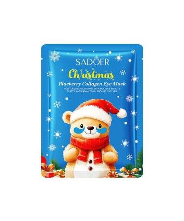 Christmas Collagen Eye Mask Gift Set 8 Pairs Under Eye Gel Patches with Avocado Blueberry Strawberry & 24K Gold Hydrating Brightening Firming Eye Treatment for Women & Men Holiday Gift 8 Pairs Eye Mask - Buy Online on GoSupps.com