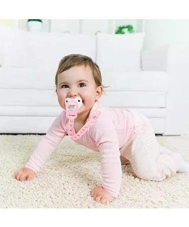 4 Pack Pacifier Clips with Silicone Adapters | Universal Pacifier Holder for Newborns | Safe & Durable Baby Care Accessories - Buy Online on GoSupps.com