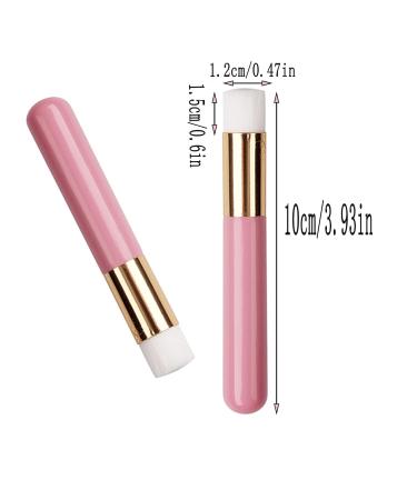 10-Piece Soft Nose & Eyelash Cleaning Brush Set - Gentle Facial Cleansing Tool (Pink) for All Skin Types - Buy Online on GoSupps.com