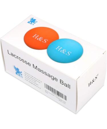 Shop H&S Fascia Ball Set - Hard & Small Massage Therapy - Effective Lacrosse Balls for Muscle Knots & Tension Relief in Hands & Feet - Buy Online on GoSupps.com