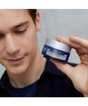  NIVEA MEN NIVEA MEN Protect & Care Intensive Moisturizing Cream in a Pack of 3 (3 x 50 ml) Soothing Face Cream for Men Moisturizing Day Cream - Buy Online on GoSupps.com
