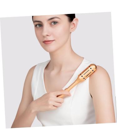 Lurrose 2-Piece Massage Roller Set | Smoker Massage Scooter & Acupuncture Moxa Tool | Moxibustion Device for Meridian Relief | 21.9x3.3x1.9cm - Buy Online on GoSupps.com