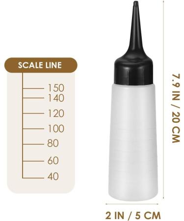Lurrose Vessel Tools 3pcs 150ml Hair Dye Bottles Applicator Bottles Hair Coloring Shampoo Bottle Refillable Container for Salon and Home Use - Size S Travel Shampoo Bottles - Buy Online on GoSupps.com