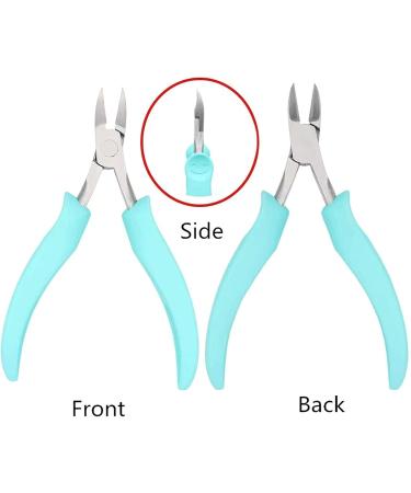 SVAASA Nail Clippers Nail Clipper Ingrown Toenail Cutters Mint Green Stainless Steel Manicure Cutile Scissors Thick Toe Cutter Nail Groove (Color : A) - Buy Online on GoSupps.com