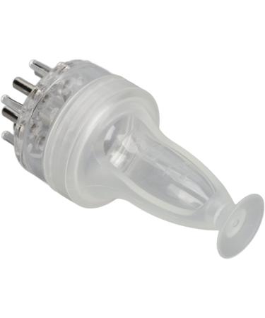 Ball Root Comb Applicator Leakproof Portable Transparent Scalp Applicator Comb for Hair Care (Transparent White) - Buy Online on GoSupps.com