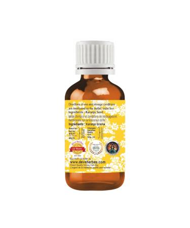 Deve Herbes Karanja Seed Oil (Pongamia pinnata) | Cold Pressed | Pure | Natural | Undiluted | For Diluting Essential oils | For Skin & Massage | Non-Sticky| Lightweight| Men & Women | 100ml (3.38 oz) - Buy Online on GoSupps.com