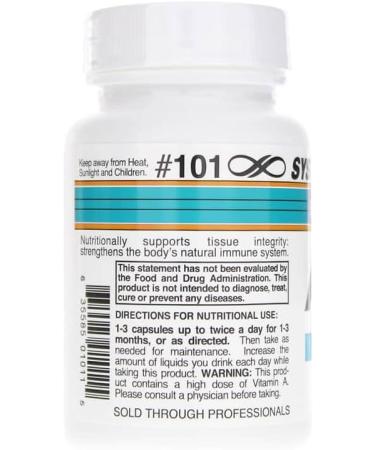 Systemic Formulas Bio Nutriment #101 Vitamin ACP 60 Capsules. Collagen Support Winter Support Immune Support. - Buy Online on GoSupps.com