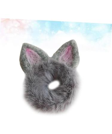 Beavorty Cat Hair Bobbles Hair Ring Cat Ear Scrunchies Hair Scrunchies for Womens Hair Pink Fluffy Hair Ties Headband Holder Stuffed Bunny Plush Satin Hair Tie Animal Miss Short Hair Rope - Buy Online on GoSupps.com