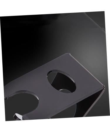Angoily Razor Stand | Salon Beauty Tool & Brush Rack for Men | Acrylic Shaver Holder & Beard Brush Stand - Ideal Hairdressing Accessories - Buy Online on GoSupps.com